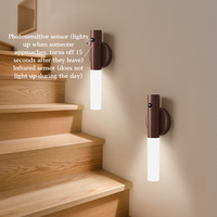 Lampe de remplissage LED, rechargeable par USB, avec détecteur de mouvement, magnétique, 3 couleurs, intensité réglable, mini lampe murale pour l'éclairage vidéo et les scènes intérieures