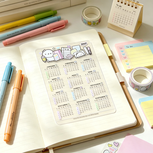 Tarjetas <span class=keywords><strong>de</strong></span> Calendario Anual 2027 Transparentes <span class=keywords><strong>de</strong></span> PET Flexible, Personalizadas y <span class=keywords><strong>de</strong></span> Lujo, <span class=keywords><strong>para</strong></span> Regalo, Venta al Por Mayor - Product Image 3