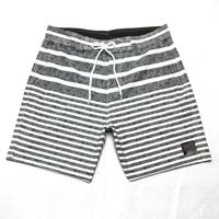 Short de plage imperméable pour le surf Maillot de bain pour homme à séchage rapide avec poche zippée Short de bain motif océan avec doublure en maille