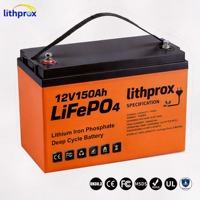 Batterie LiFePO4 pour fauteuil roulant 12V150AH 1.8KWh, cellule prismatique LiFePO4, Plug and Play, haute capacité pour moteur de fauteuil roulant électrique, MSDS