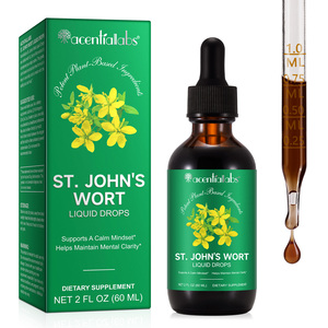 Acentiallabs Doğal Vegan St. John's <span class=keywords><strong>Wort</strong></span> Sıvı Damlaları Ruh Hali Destekleyici Rahatlatıcı St. John's <span class=keywords><strong>Wort</strong></span> Besin Takviyesi Erkekler ve Kadınlar için - Product Image 1