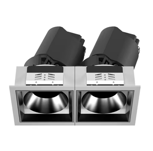 2019 nuevo diseño downlight doble cuadrado downlight proyecto comercial lámpara led downlight focos 12W - Product Image 3