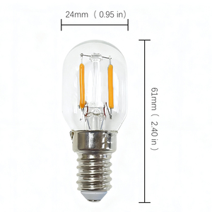 <span class=keywords><strong>Led</strong></span> Filament pygmy đèn T20 T25 rõ ràng Frost 2 Wát E14 <span class=keywords><strong>Led</strong></span> tủ lạnh ánh sáng bóng đèn dây tóc cho tủ lạnh - Product Image 3
