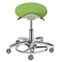 Krankenhaus klinik Medizinische Höhe Verstellbarer Roll assistent Fuß stütze Ergonomischer Arzt Zahn hocker Sattels tuhl