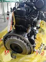 Moteur de construction Dongfeng 190 CV diesel refroidi par air Euro 3, ensemble moteur B190-33, démarrage électrique, pompe, 6 cylindres pour camion
