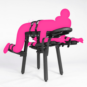 BANSEY Banc de positionnement à genoux avec support pour Sex Machine, Chaise de bondage, Banc de fessées, Kniebank, Letto, Chaise d'amour - Product Image 1