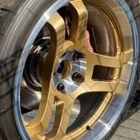 Jantes en alliage d'aluminium forgé plaqué or, neuves, 18-22 pouces, 5x114.3, compatibles avec R35 GTR Skyline R32 R33 R34, jantes de voiture pour passagers