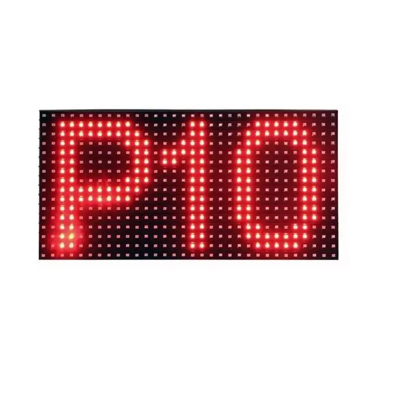 Shenzhen TP P10 modul Display LED warna merah luar ruangan SMD2835 320x160mm