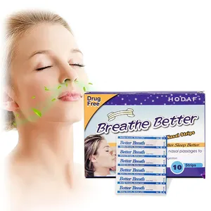 Dispositif Anti-ronflement bandes nasales personnalisées pour mieux respirer, bande respiratoire pour le nez droit