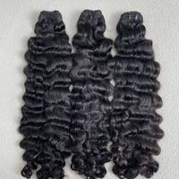 Extensions de cheveux humains brésiliens 3 paquets - Styles lisses, ondulés, bouclés crépus, ondulés profonds