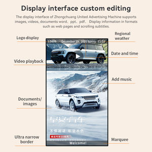 Équipement publicitaire tactile Windows I5 mural de 55 pouces, 8+128G, réponse rapide, kiosque de check-in en libre-service, utilisation dans les halls d'hôtel - Product Image 5