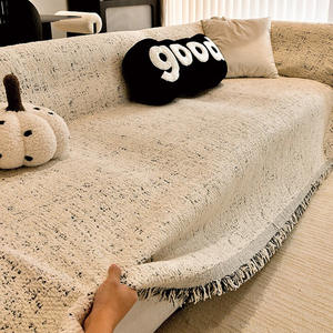 <span class=keywords><strong>Funda</strong></span> de <span class=keywords><strong>Sofá</strong></span> Personalizable de Chenilla, Moderna, para <span class=keywords><strong>Sofá</strong></span> de Tres Plazas, Universal para las Cuatro Estaciones, Antideslizante, Antiarañazos de Gato, Ecológica - Product Image 1