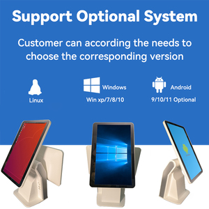 15.6 英寸触摸屏 <span class=keywords><strong>POS</strong></span> 电脑系统打印机二维码读取器英特尔处理器 Wi-Fi 6 Windows <span class=keywords><strong>10</strong></span>/<span class=keywords><strong>Android</strong></span> 适用于酒店订单支付 - Product Image 5