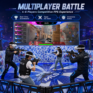 Machine <span class=keywords><strong>de</strong></span> jeu VR Shenghua pour 4 à 20 joueurs, <span class=keywords><strong>jeux</strong></span> d'arcade virtuels pour l'entretenissement <span class=keywords><strong>Steam</strong></span> - Product Image 5