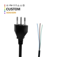 Prise italienne 250V 3 broches câble d'alimentation nouveau Design ZKen YDL-10 cordon d'alimentation pour ordinateur de bureau PC