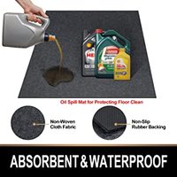 Chanreda Öl absorbieren des Pad, 1m * 50m, schützt den Garagen boden vor Verschüttungen, Tropfen und Flecken. Langlebige, wasserdichte Gummi-Park matten