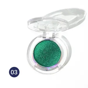 Beliebte Chamäleon Lidschatten übertrieben strahlendes Make-up Kunststoff verpackung High Pigment Glitter Lidschatten Großhandel Custom