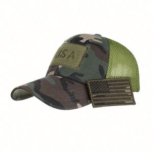 Gorra Trucker de Malla de Camuflaje Ajustable de 6 Paneles GOOD Service - Product Image 6