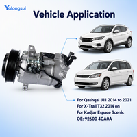 Compresseur de climatisation automatique YLS 92600 4CA0A 6SBH14C 12V R134a pour Qashqai J11 X-Trail T32 Kadjar Espace