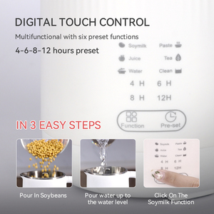 Machine intelligente à lait de soja, <span class=keywords><strong>cuiseur</strong></span> de <span class=keywords><strong>soupe</strong></span> chaude numérique, mélangeur de nutriments multifonction, mélangeur d'aliments boby - Product Image 3