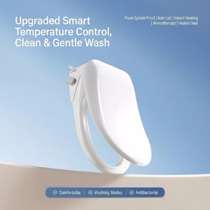 <span class=keywords><strong>Abattant</strong></span> de toilettes intelligent à ouverture automatique en PP en forme de U, prix abordable, pour salle de bain - Product Image 1