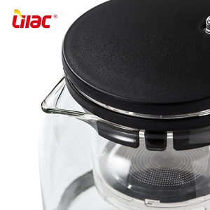 Lilac BSCI Lfgb 880ml + 150ml * 4 Bình trà thủy tinh ấm trà bất thường và cốc kết hợp bộ trà thủy tinh bán tự động - Product Image 3