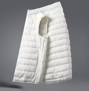 Gilet en duvet de canard blanc unisexe pour l'automne et l'hiver, imperméable, coupe-vent, gilet d'extérieur respectueux de l'environnement - Product Image 2