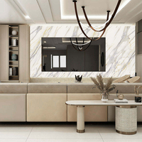 Panneaux muraux modernes en SPC blanc 3D de haute qualité, ignifuges et imperméables pour l'intérieur