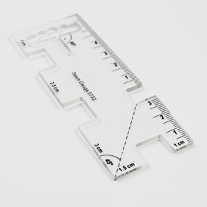Jauge de <span class=keywords><strong>couture</strong></span> métrique en plastique, outils pour Patchwork, #5732 - Product Image 3