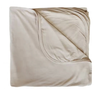 Couverture pour bébé en bambou biologique naturel, douce, personnalisée, pour nouveau-né, confortable, en bambou et élasthanne