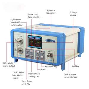Kexint KXT-502เครื่องทดสอบการสูญเสียพลังงานแสง FTTH 4พอร์ตคืน - Product Image 2
