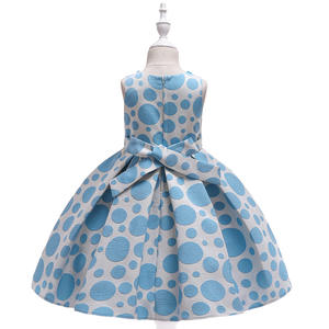 Nuestra Empresa Busca Distribuidor: Vestido de Princesa Coreano con Lazo, Estampado de Flores y Puntos para Niñas - Product Image 2