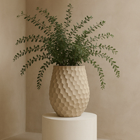 Grand pot de fleurs en béton pour décoration intérieure et extérieure, pot de plantes en ciment pour la maison et le jardin, moule pour grands pots de fleurs
