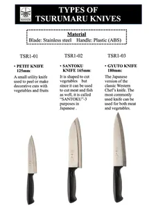 タフで使いやすいセーフナイフキッチン日本のナイフシェフの輸入