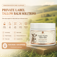 Baume au suif de cuivre et aux peptides avec huile de jojoba, acide hyaluronique, panthénol – Hydratant visage en marque blanche OEM