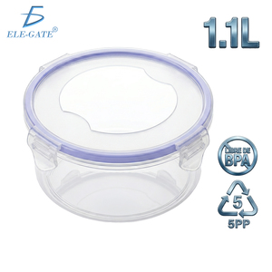 Contenedor de Alimentos Hermético Ele-Gate de 1.1L con Cierres Antiderrames, Libre de BPA, para Preparación y Almacenamiento de Comidas - Product Image 4