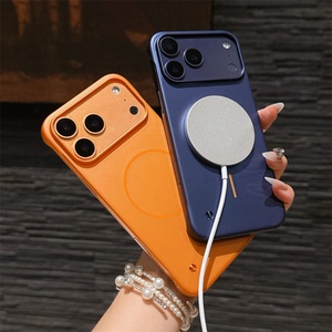 Coque de téléphone magnétique ultra-fine mate sans cadre pour iPhone 17 11 12 13 14 15 16 Pro Max 17 Air – Housse de protection rigide en gros - Product Image 2