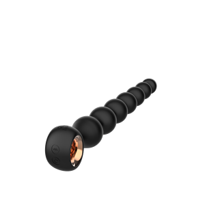 Masturbador Anal Manual de Acero Inoxidable, Juguete Sexual Masculino, Tapón Anal con Diseño de Barba, Masajeador de Próstata, 100% Perlas Anales - Product Image 2
