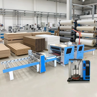 Laminateur automatique de panneaux plats à colle thermofusible PUR, machine à coller le PVC, le placage mélaminé et le film pour MDF, contreplaqué et panneaux de particules