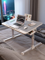 Bureau d'ordinateur portable ergonomique pliable pour lit - Table d'étude portable avec porte-gobelet et fente pour tablette - Plateau de lit multifonctionnel