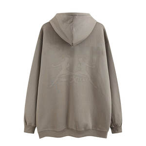 Diseño personalizado hecho sudaderas con capucha de gran tamaño mejor precio sudaderas con capucha de gran tamaño de alta calidad de los hombres ropa de calle 100% algodón Sudadera con capucha con cremallera completa - Product Image 2