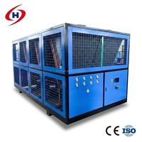 Enfriador de Agua Industrial Honeywell de 80HP 240KW, Refrigerado por Aire, para Sistemas R32/R22/R410A/R134A/R407C/R404A