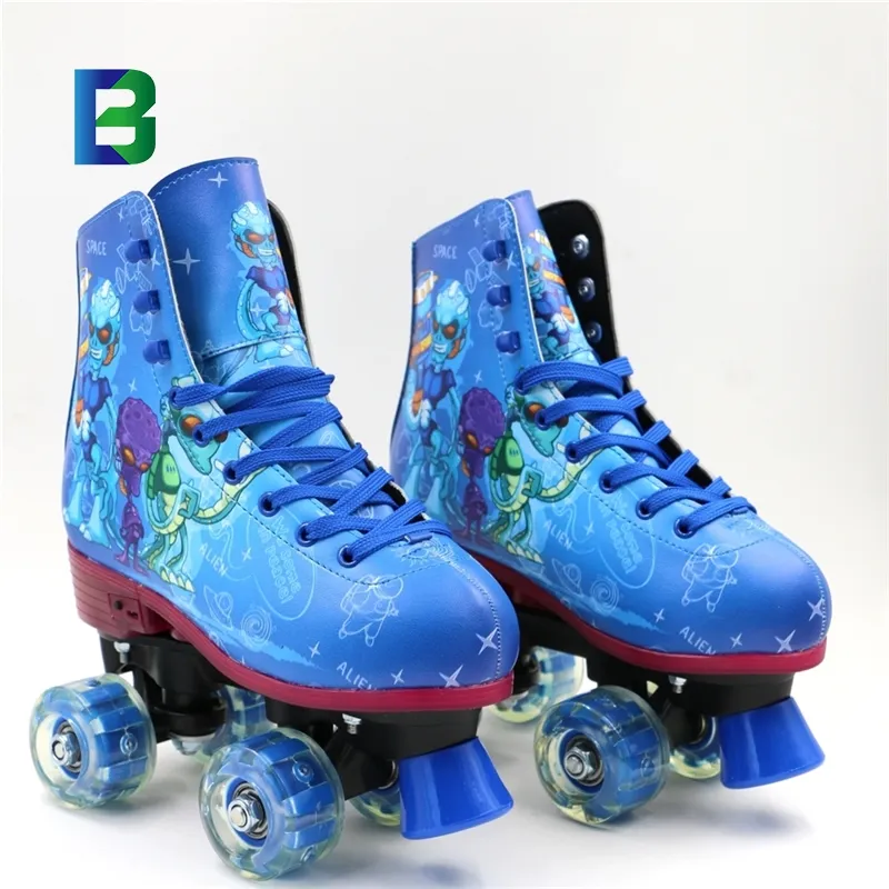 Rollschuhe Professional Patines 4 Wheel Roller Speed Roller Inline Skates Schuhe