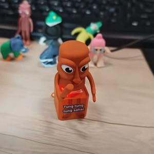 Shanhaijingクリエイティブ木製おもちゃクロスボーダー全棒人間減圧ペンダント音声音ボタン新しいアイアンマン - Product Image 3