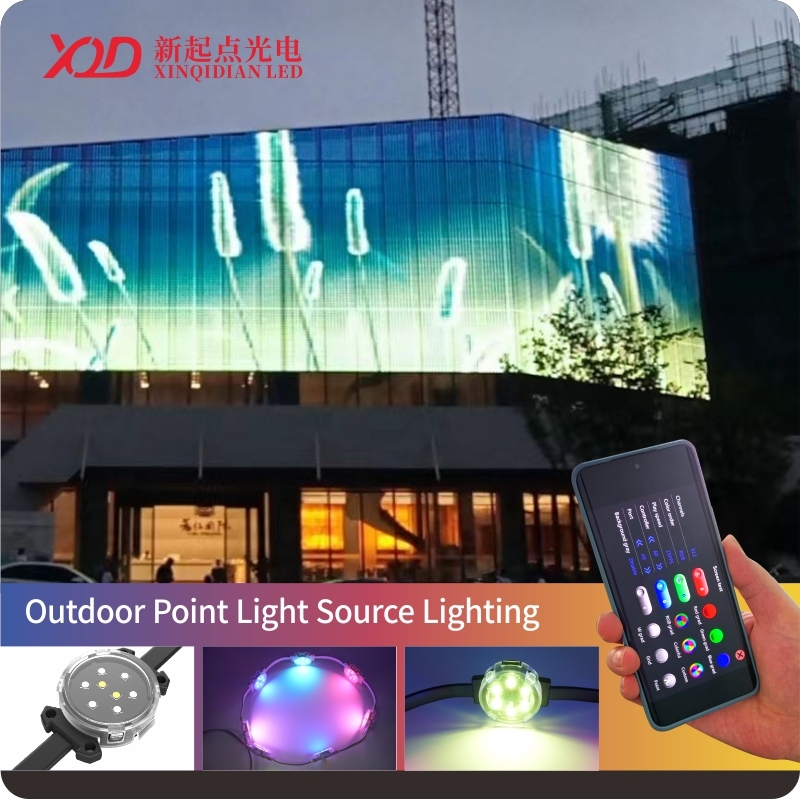 Intelligent Waterproof Rgbw Led Pixel Spotlight For Pathway Garden And Architectural Facade Decorative Landscape Illumination