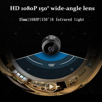 Fuers — Mini caméra de Surveillance A9 ip WIFI HD 1080P, dispositif de sécurité domestique sans fil, avec enregistreur vocal et vision nocturne