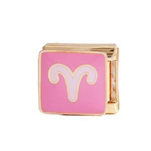 Modular Bracelet Twelve Constellation Series Detachable DIY Jewelry Chain Unisex Gift Zinc Alloy Bezel Setting - Product Image 3