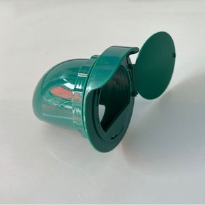 Poultry Pro Feeder Green Plastic Tubular Chicken Feed Hopper Gravity Feeder For Poultry Farming Equipment - Product Image 3