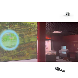 Interaktive Wandprojektion Indoor Digitale Graffiti <span class=keywords><strong>Laser</strong></span>-Sprühdose & Taschenlampe, Mehrspieler-Videospiele für Kinder-Spielcenter - Product Image 4