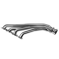 Collecteur d'échappement en acier inoxydable à tube long compatible avec Chrysler 300 2005-2011 et Dodge Challenger 2008-2010 5.7L